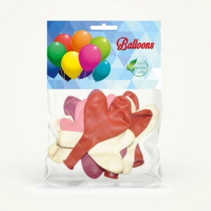 Zestaw 10 sztuk balonów serc