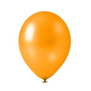 Balony Metaliczne Jasno Pomarańczowe