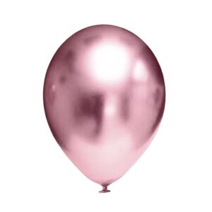 Balony Chromowane Różowo-Srebrne